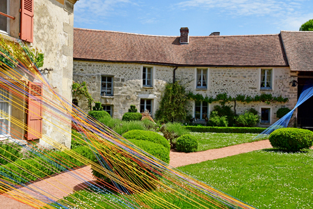 Wy dit joli village; France - may 24 2019 : the tool museum in the pictureque villageのeditorial素材
