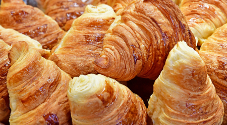 London; Hampstead, England - may 6 2019 : viennoiserie in a pastry in the Hampstead districtのeditorial素材