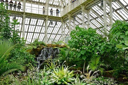 London; Kew, England - may 5 2019 : temperate house in the Kew Royal Botanic Gardensのeditorial素材