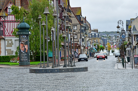 Deauville, France - september 27 2019 : building in the city centreのeditorial素材