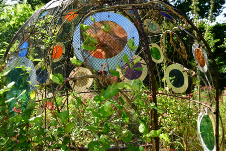 Chaumont sur Loire; France - june 29 2019: the festival international des jardinsのeditorial素材