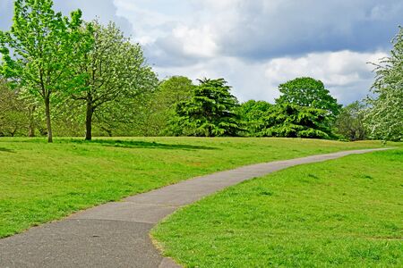 London, Greenwich; England - may 5 2019 : the Greenwich Royal Parkのeditorial素材