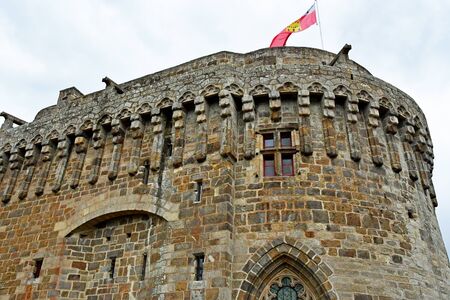 Dinan; France - july 28 2019 : the castleのeditorial素材