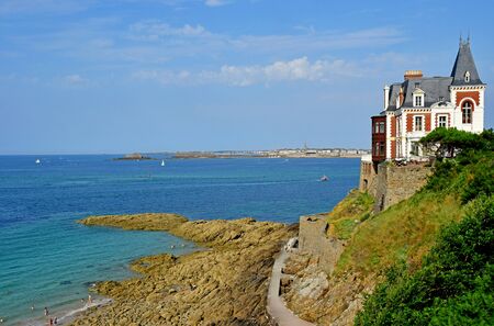 Dinard; France - july 28 2019 : the Villa Roche Bruneのeditorial素材