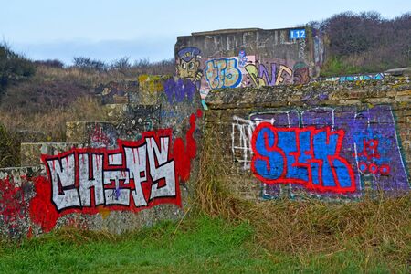 Leffrinckoucke, France - january 26 2020 : the beach of the battle of Dunkerqueのeditorial素材