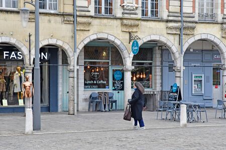 Aras, France - january 24 2020 : the Place des Heros