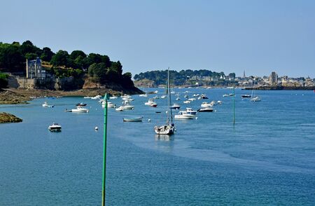 Saint Malo; France - july 28 2019 : the picturesque Saint Servan district in summerのeditorial素材