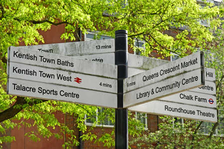 London; Hampstead, England - may 5 2019 : the Camden districtのeditorial素材