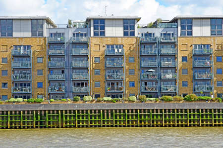 London; England - may 5 2019 : Thames river cruise in Docklands
