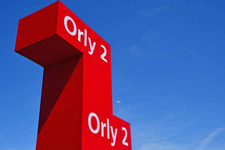 Orly; France - august 22 2019 : the Paris Orly airport