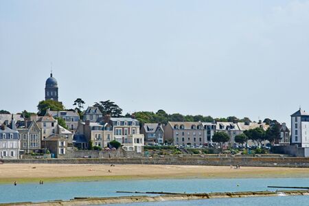 Saint Malo; France - july 28 2019 : the Saint Servan districtの写真素材