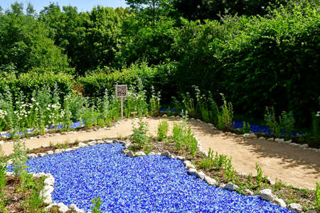 Chaumont sur Loire; France - june 29 2019: the festival international des jardinsのeditorial素材