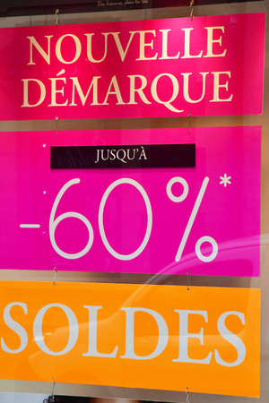 Saint Germain en Laye; France - august 7 2019 : cloth shopのeditorial素材