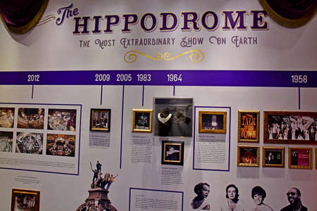 London, England -  may 3 2019 : historical object in the hippodrome casino in the Leicester Square...