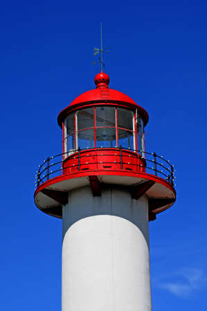 Quebec; Canada- june 25 2018 : the lighthouse of Matane in Gaspesieのeditorial素材
