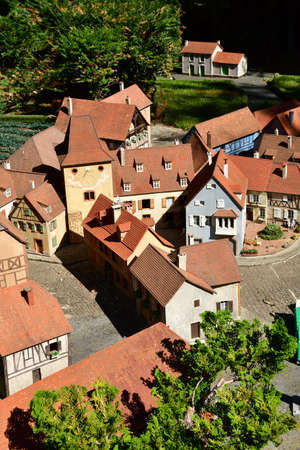 Elancourt; France - september 15 2019 : the France Miniature scale model parkのeditorial素材