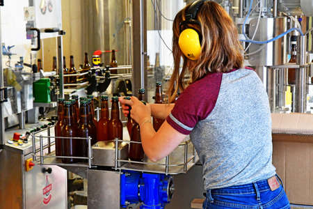 Sartrouville, France - may 22 2020 : the p tite soeur microbreweryのeditorial素材