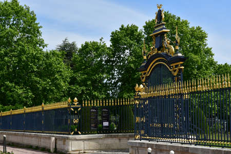 Laffitte Houses; France - May 16 2020: the castle built by Mansart in 1640のeditorial素材