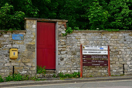 Medan; France - May 18 2020: the picturesque villageのeditorial素材