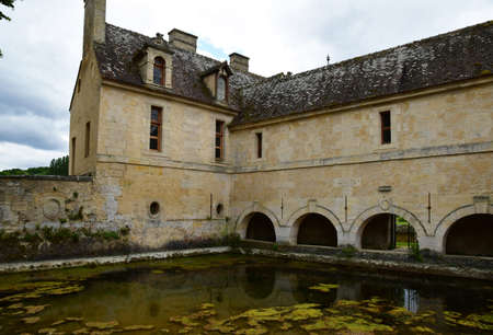 Chaussy, Villarceaux, France - june 20 2020: the historical 17th century castleのeditorial素材