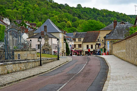 La Roche Guyon; France - june 14 2020: the historical villageのeditorial素材