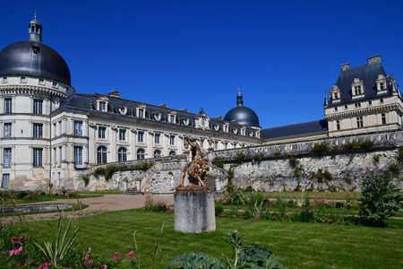 Valencay; France - july 13 2020: the castle of Talleyrandのeditorial素材