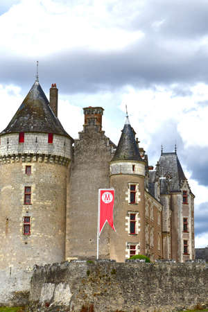Cere la Ronde, France - july 15 2020: the medieval castle of Montpouponのeditorial素材