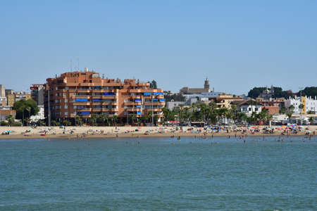 Sanlucar de Barrameda; Spain - august 28 2019 : river tourism between Sevilla and Cadizのeditorial素材