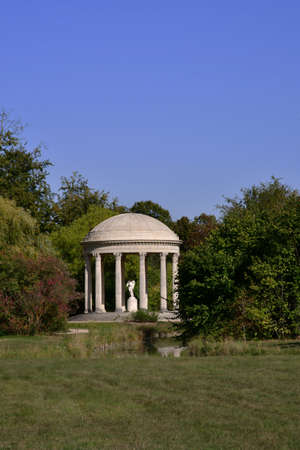 Versailles; France - september 22 2020: the Love Temple in the Marie Antoinette estate in the parc of Versailles Palaceのeditorial素材