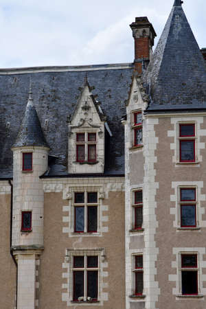 Cere la Ronde, France - july 15 2020: the medieval castle of Montpoupon
