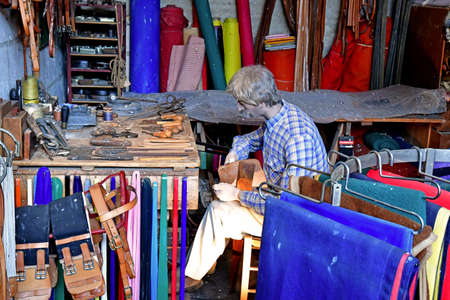 Cere la Ronde, France - july 15 2020: the hunting with dogs museum in the castle of Montpouponのeditorial素材