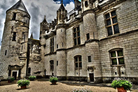 Loches; France - july 15 2020: the Royal lodgeのeditorial素材