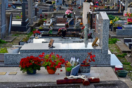 Saint Malo, France - september 7 2020: the cemeteryのeditorial素材