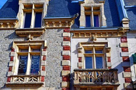 Cabourg; France - October 8 2020: the picturesque city in autumnのeditorial素材