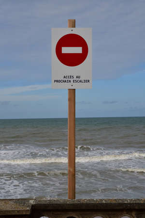 the beach behind the Grand Hotelの写真素材