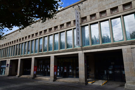 Saint Malo, France - september 7 2020: the Saint Servan district theaterのeditorial素材