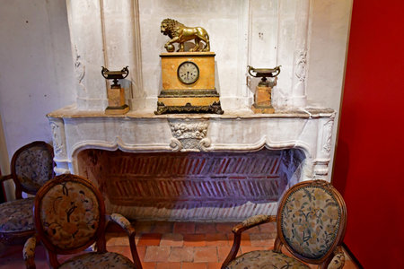 Know; France - july 11 2020: the castle where Honore de Balzac lived from 1824 to 1837のeditorial素材