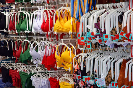 Poissy, France - july 19 2020: an underwear shopのeditorial素材