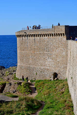 Saint Malo, France - september 7 2020: the walled cityのeditorial素材