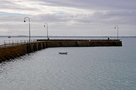 Cancale; France - september 7 2020: the picturesque portのeditorial素材