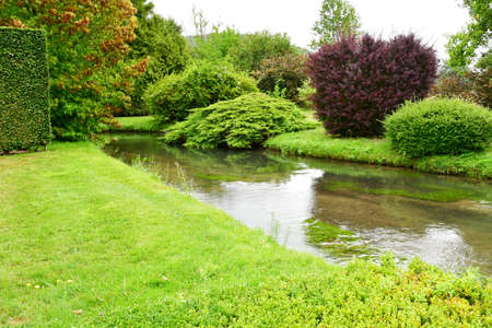 Vascoeuil, France - august 14 2020: the castle parkのeditorial素材