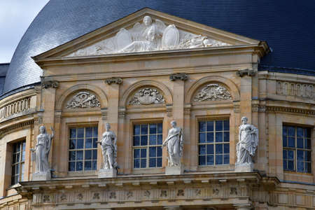 Vaux le Vicomte, France - august 23 2020: the historical castle built by Nicolas Fouquetのeditorial素材