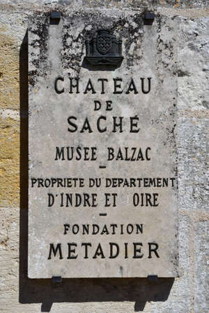 Know; France - july 11 2020: the castle where Honore de Balzac lived from 1824 to 1837のeditorial素材