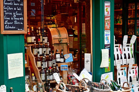 Honfleur; France - august 18 2020: regional specialty shopのeditorial素材