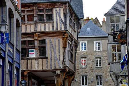 Dinan, France - September 7 2020: the picturesque cityのeditorial素材