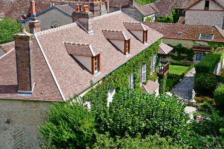 Provins, France - august 23 2020: the picturesque city in summerのeditorial素材