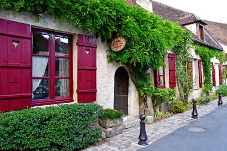 Provins, France - august 23 2020: a specialties shopのeditorial素材