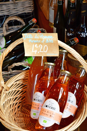 Cabourg; France - October 8 2020: a wine merchantのeditorial素材