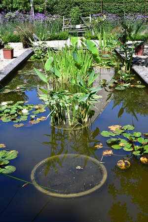 Poulaines; France - july 13 2020: the Poulaines estateのeditorial素材