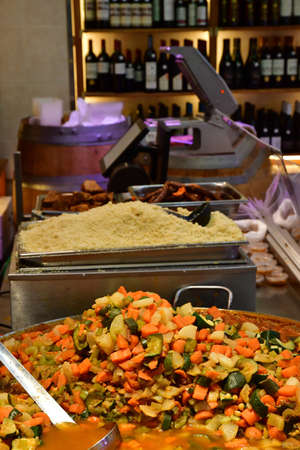Versailles; France - february 2 2021: couscous on the marketのeditorial素材
